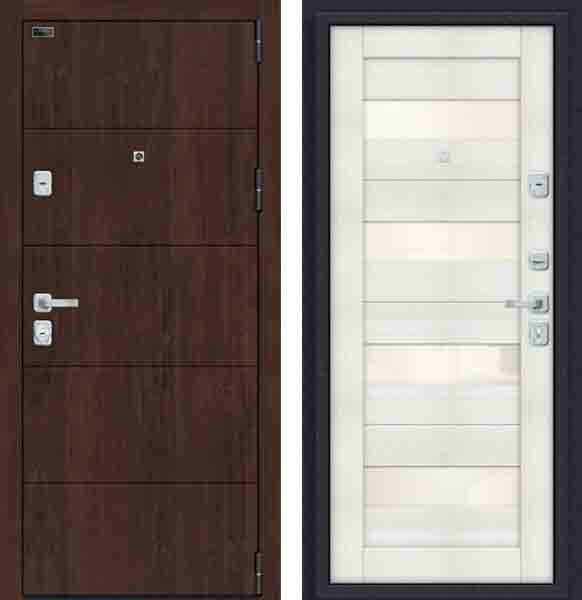 Двери входные Porta M 4. П23 Almon 28/Bianco Veralinga